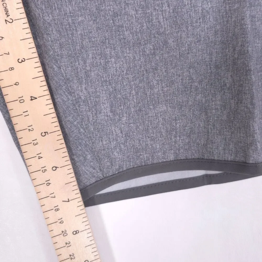 PENGUIN SPORT Mens New Short Quiet Gray Heather MEDIUM Drawstring OGBSE0G3